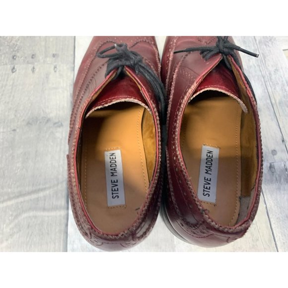 Steve Madden Men's Burgundy Dress size 8 - Picture 5 of 7